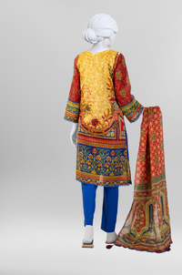 Lawn  Printed 3 Piece Unstitched | PLU-24-1376