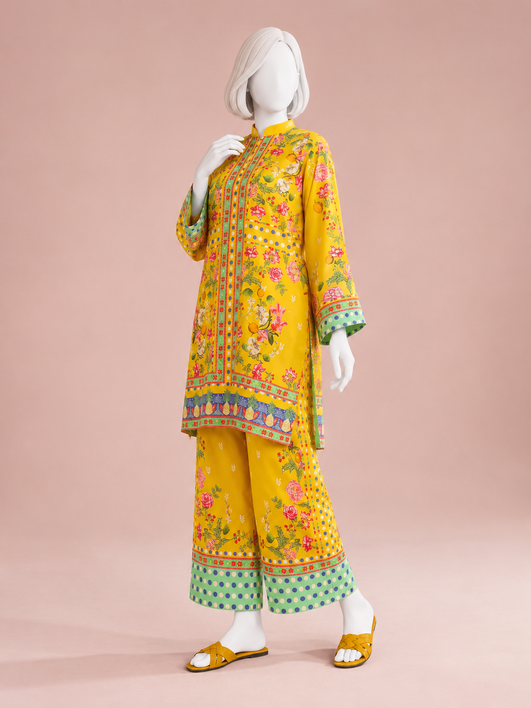 Printed Lawn Co-Ord Set  | PJLWUC-25015
