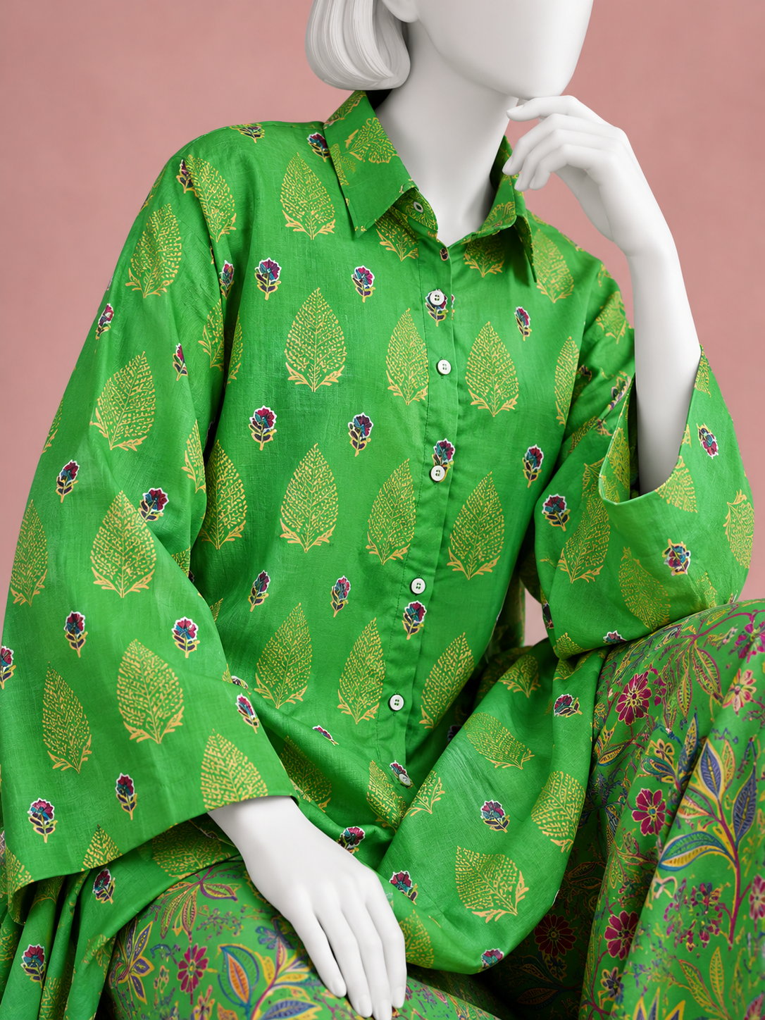 Printed Lawn Co-Ord Set  | PJWWUC-25016