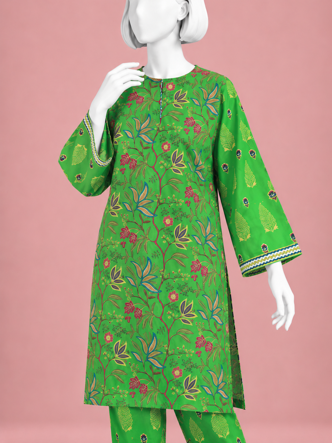 Printed Lawn Co-Ord Set  | PJBWUC-25016