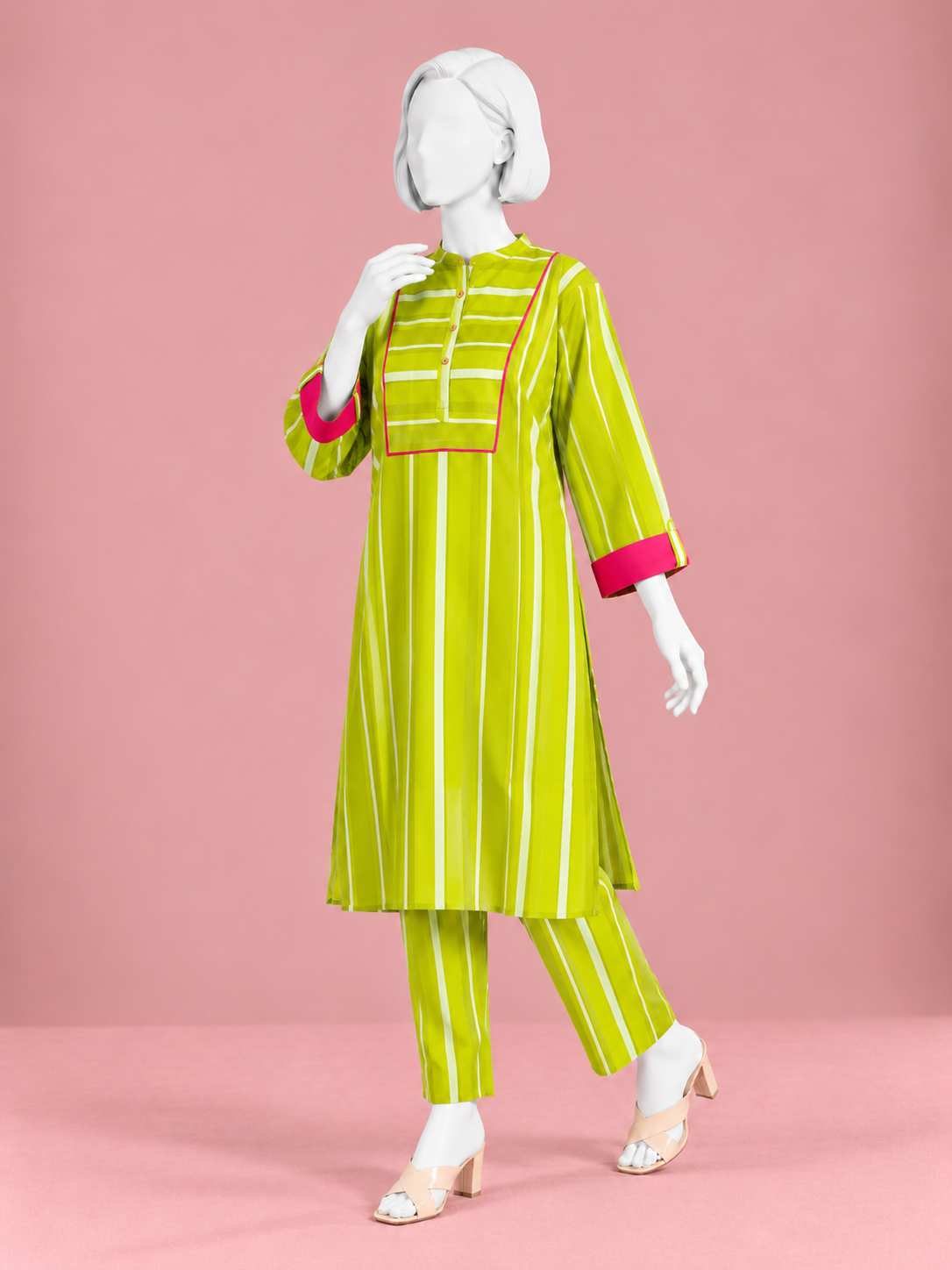 Printed Lawn Co-Ord Set  | PJBWUC-25009