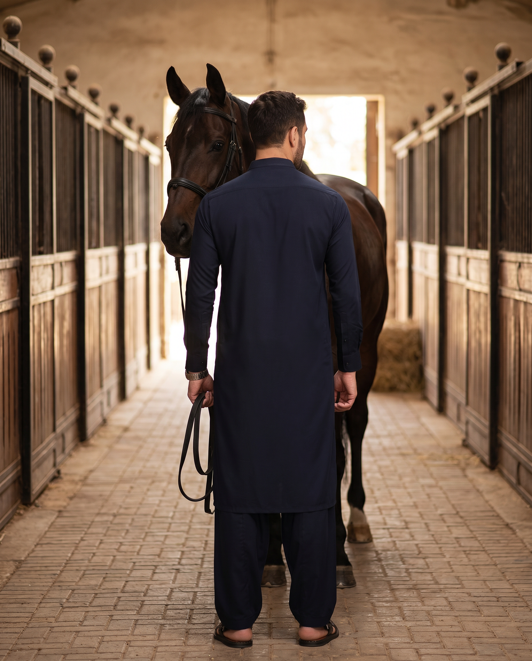 Slub Blended Men Unstitched Fabric | PMU-10157BX