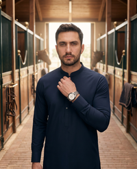 Slub Blended Men Unstitched Fabric | PMU-10157BX