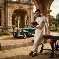 Dobby Blended Men Unstitched Fabric | PMU-10134BX