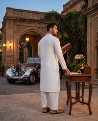 Dobby Blended Men Unstitched Fabric | PMU-10134BX