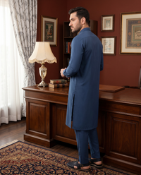 Dobby Blended Men Unstitched Fabric | PMU-10141BX