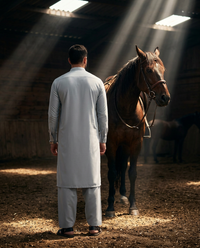 Slub Blended Men Unstitched Fabric | PMU-10149BX
