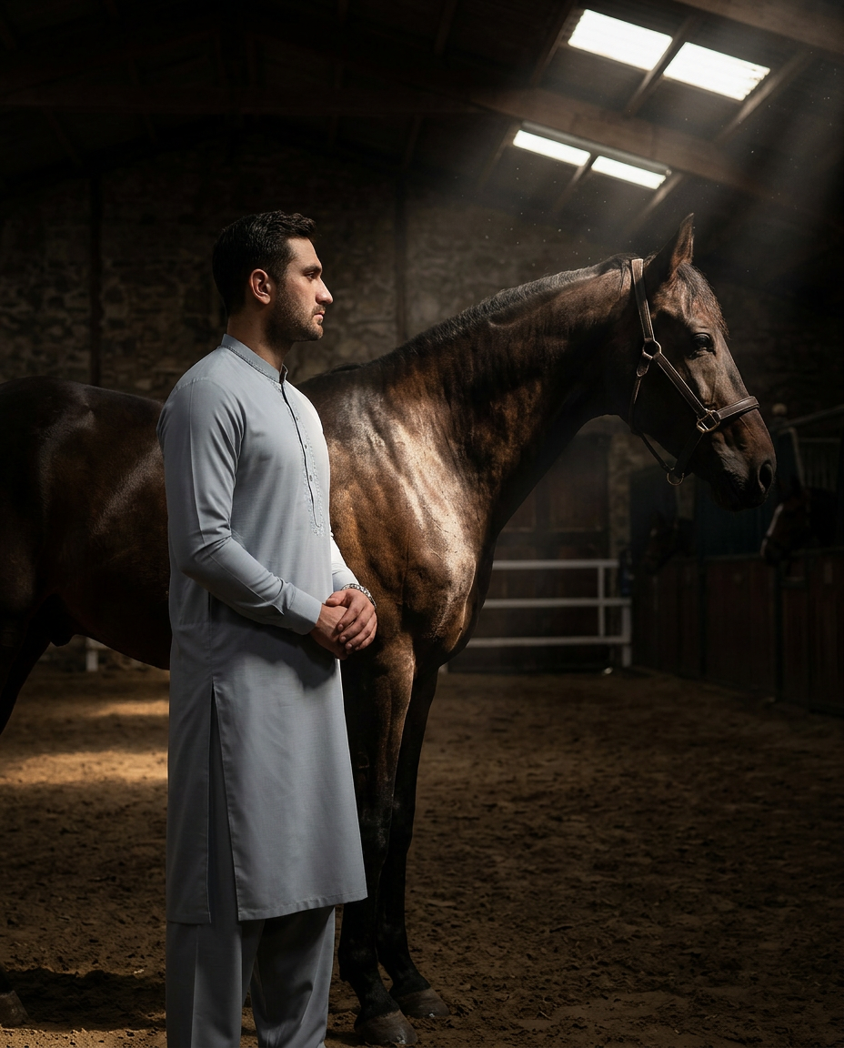 Slub Blended Men Unstitched Fabric | PMU-10149BX