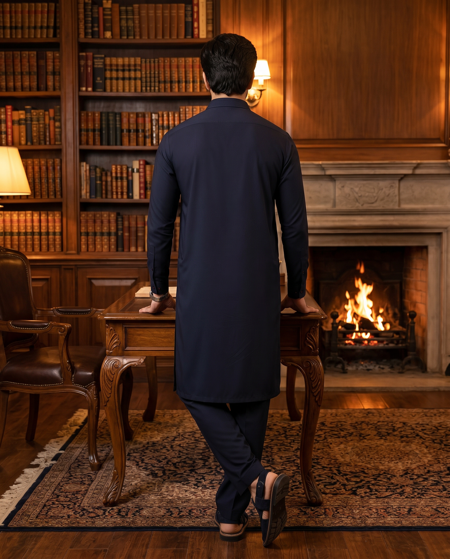 Dobby Blended Men Unstitched Fabric | PMU-10142BX