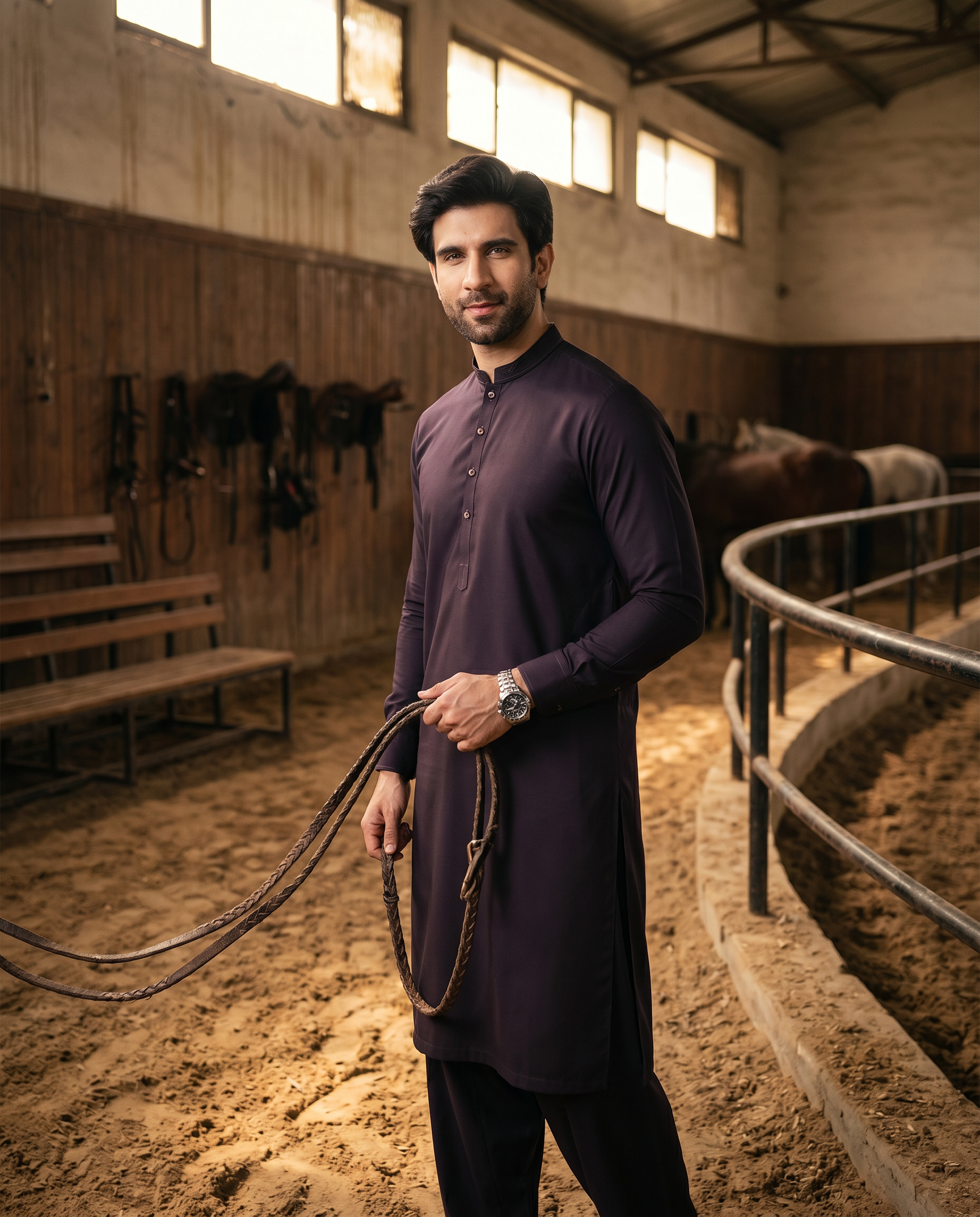 Slub Blended Men Unstitched Fabric | PMU-10152BX