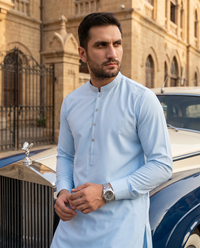 Dobby Blended Men Unstitched Fabric | PMU-10135BX