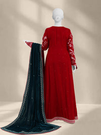 Luxury Velvet 3Pc Suit Stitched  | PJLXS-251051