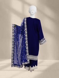 Luxury Velvet 3Pc Suit Stitched  | PJLXS-251068