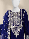 Luxury Velvet 3Pc Suit Stitched  | PJLXS-251068