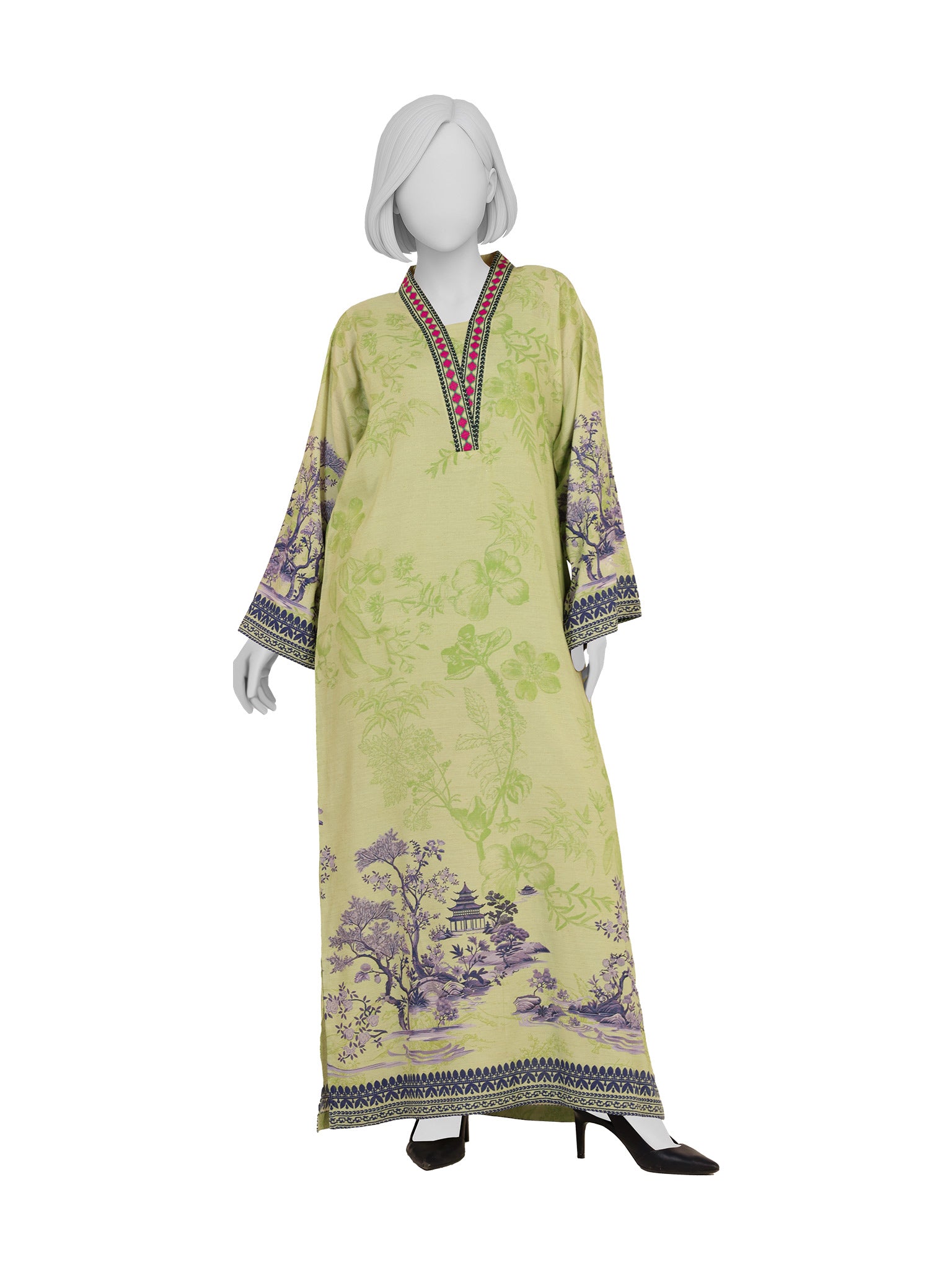 1Pc Stitched Luxury Sparkle Shirt | PJSP-25018