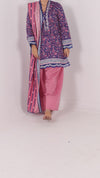 Printed Khaddar 3Pc Unstitched Suit | PJBKU251145B