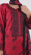Printed Viscose 3Pc Unstitched Suit | PJVC-250902