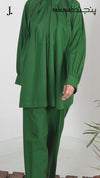 2Pc Stitched Imported Cotton Suit | PJ-AZW-16