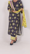 Printed Khaddar 3Pc Unstitched Suit | PJBKU251141B