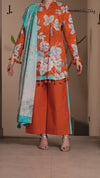 Lawn Printed 3 Piece Unstitched | PLU-24-1318
