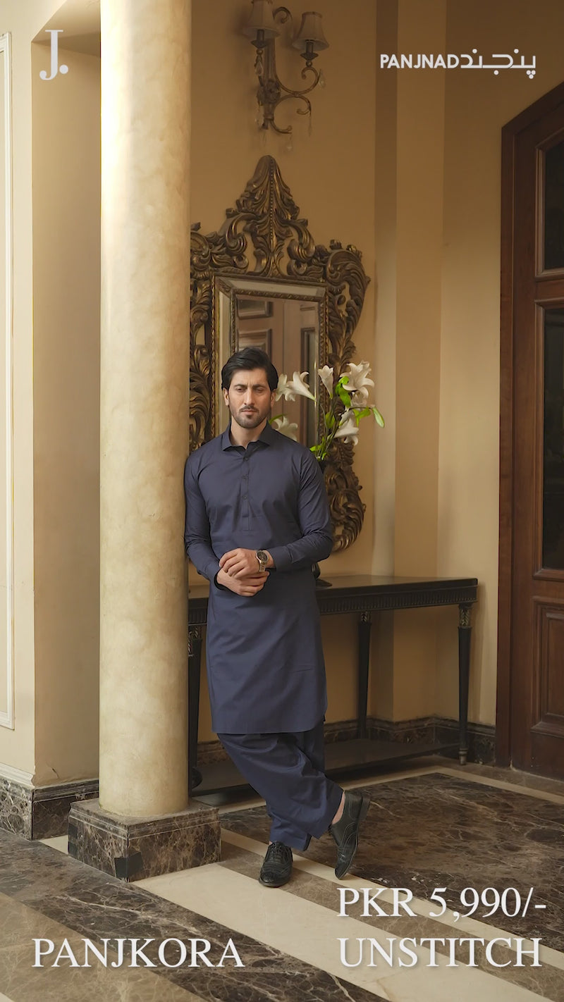 Blue Rang-e-Sahar Men Unstitched Fabric | PMU-10123