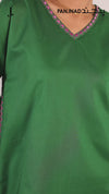 1Pc Stitched Imported Cotton Long Embroidered Shirt | PJ-AZW-10