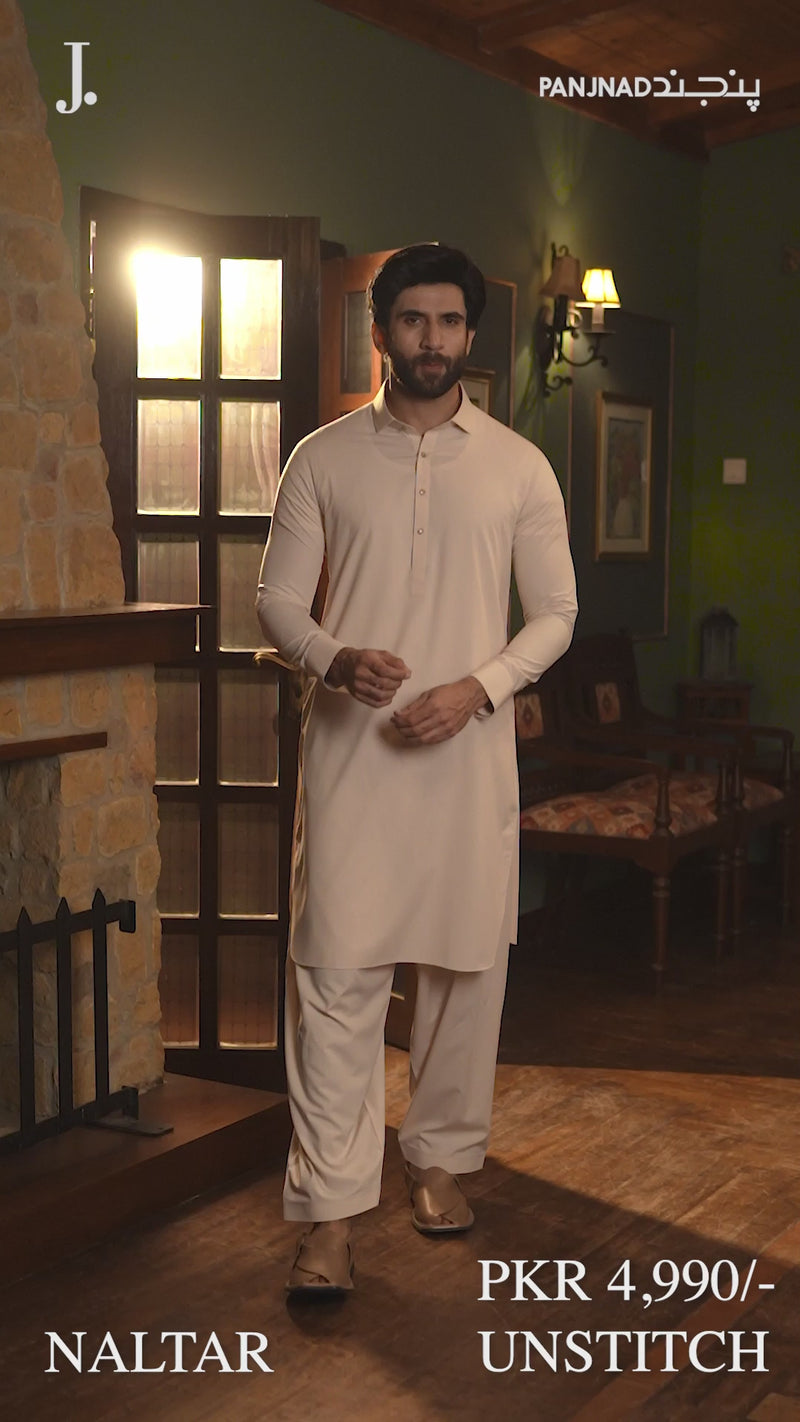 White Sand Rang-e-Sahar Men Unstitched Fabric | PMU-10100