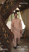 Rose Dust Rang-e-Sahar Men Unstitched Fabric | PMU-10080