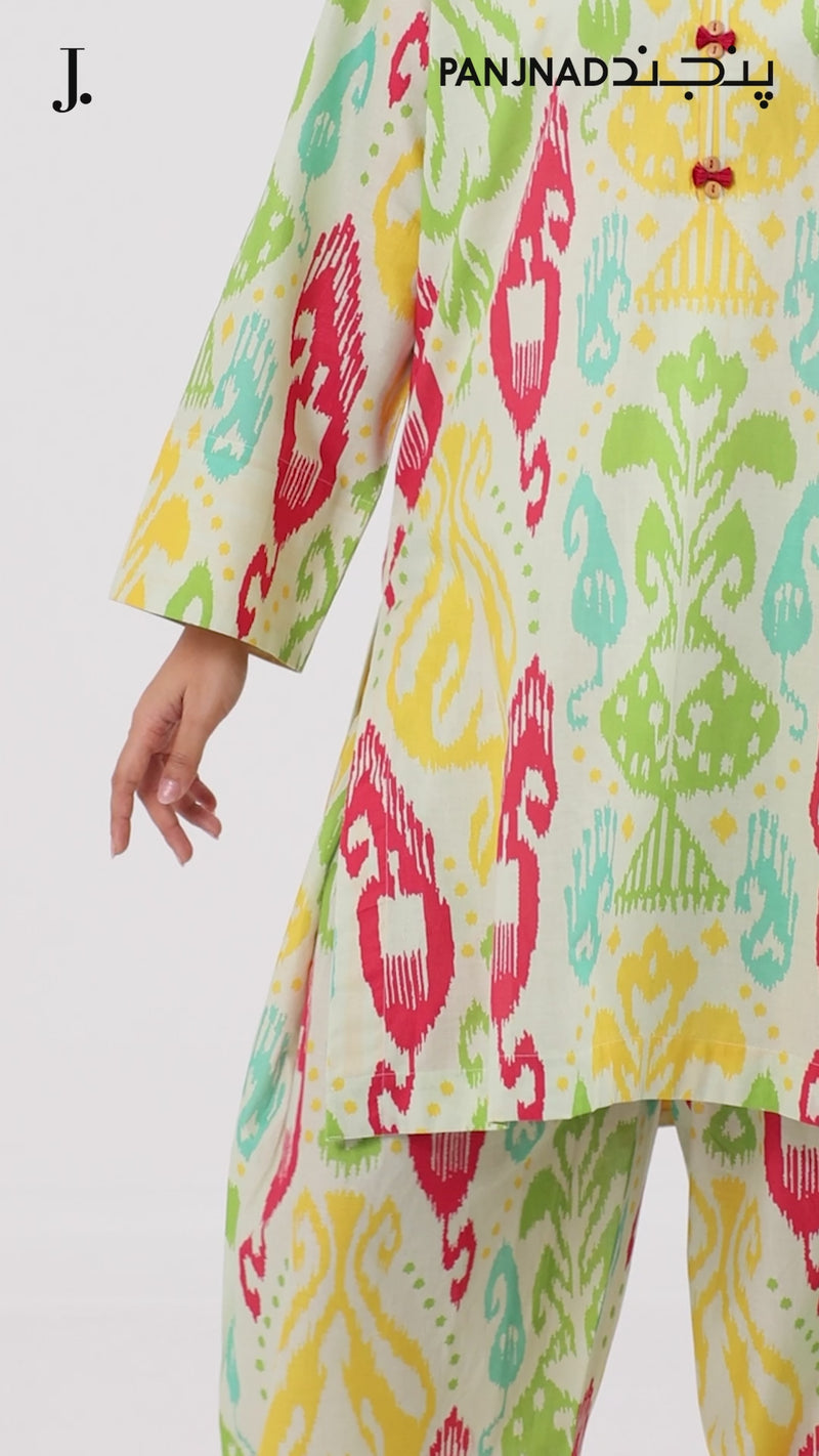 Printed Lawn Co-Ord Set  | PJBWUC-25013