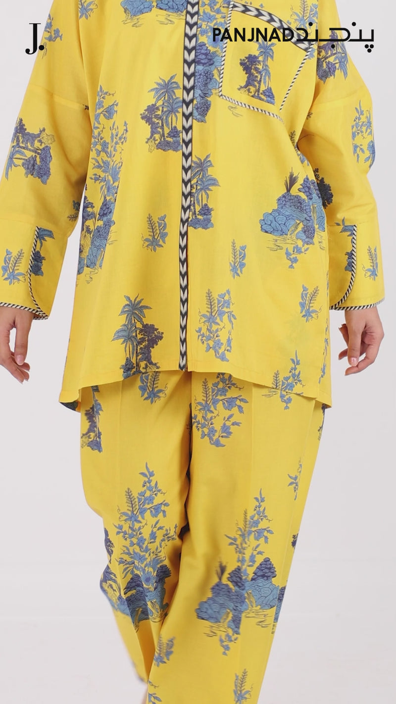 Printed Lawn Co-Ord Set  | PJWWUC-25020