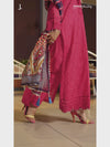 Pink Embroidered 3Pc Unstitched Suit | PJ-ESSU-24-0714