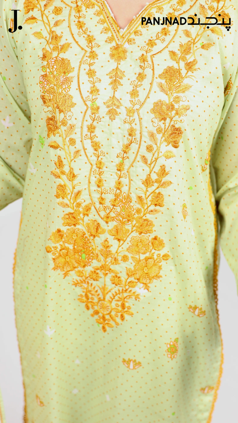 Lawn Embroidered 3 Piece Unstitched | PLUE-25-1119