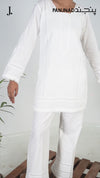 2Pc Stitched Imported Cotton Suit | PJ-AZW-02