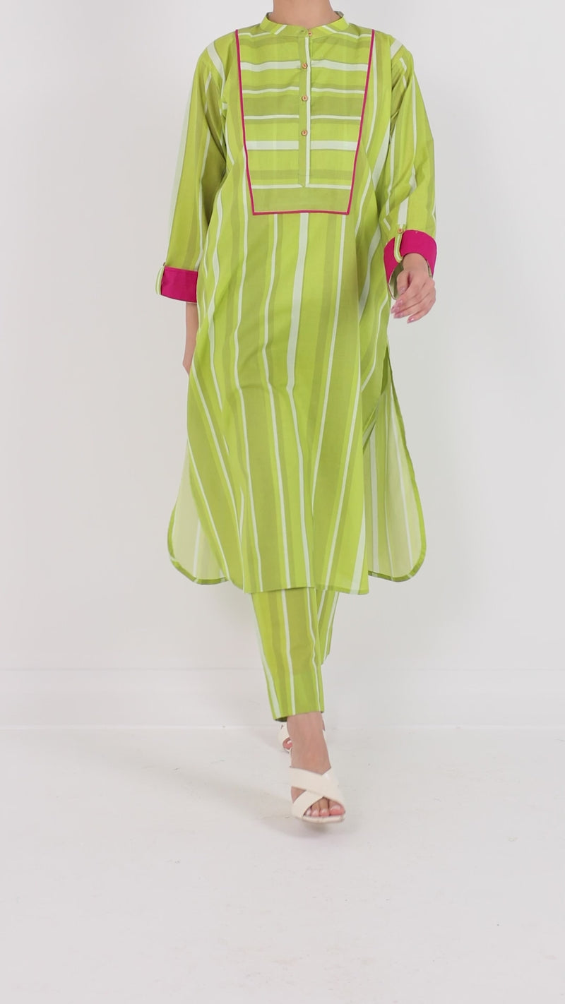 Printed Lawn Co-Ord Set  | PJBWUC-25009
