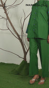 2Pc Stitched Imported Cotton Embroidered Suit | PJ-AZW-15