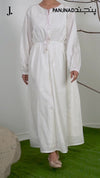 1Pc Stitched Chikankari Long Embroidered Dress | PJ-AZW-06